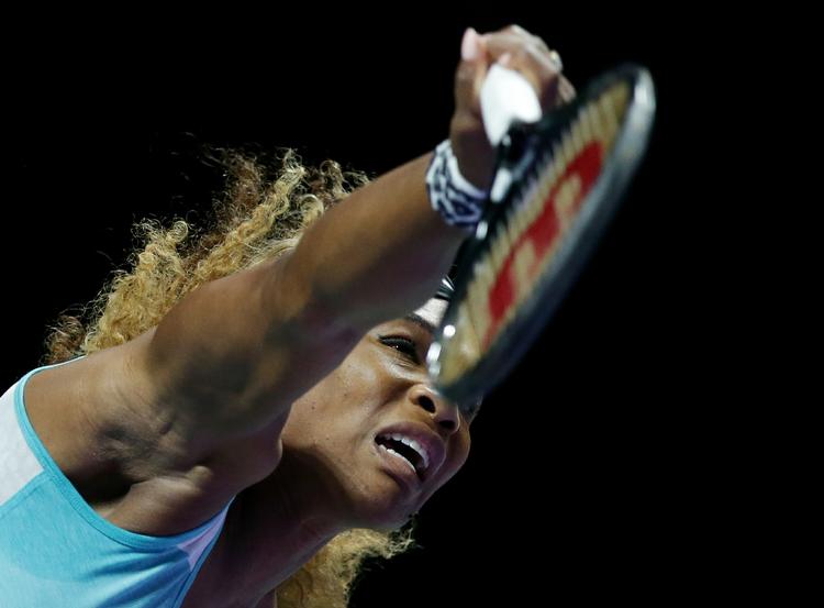Venteposition. Serena Williams holder nok med Simona Halep fredag. 
