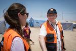 Travl. Opgaven med at sikre de mange flygtninge fra Syrien og i Irak er enorm, siger den danske regionaldirektør for Norsk Flygtningehjælp, Carsten Hansen. Her fotograferet i juni i Irak. 