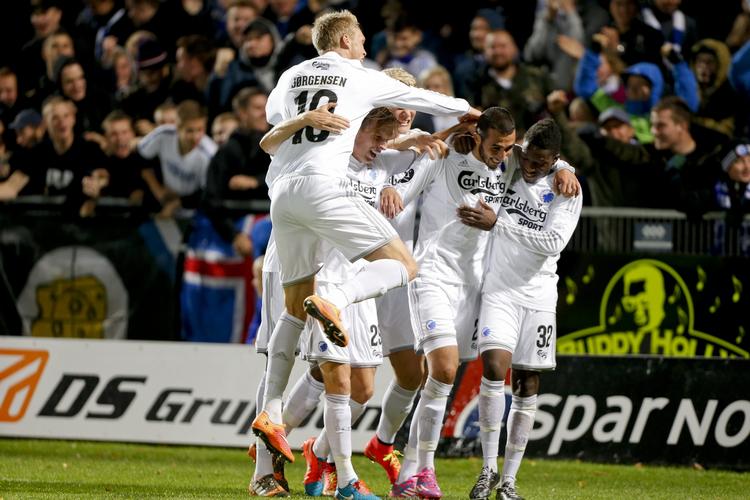 0-2. Først 11 minutter før tid fik FCK lukket kampen med scoringen til 2-0. 