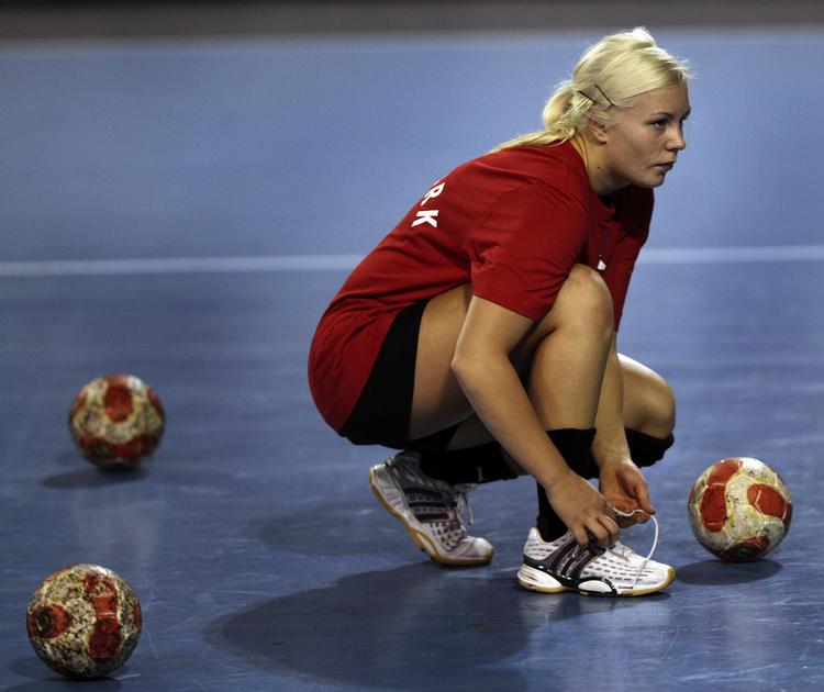 skadesfri. Lotte Grigel er tilbage på landsholdet efter en lang skadespause. 