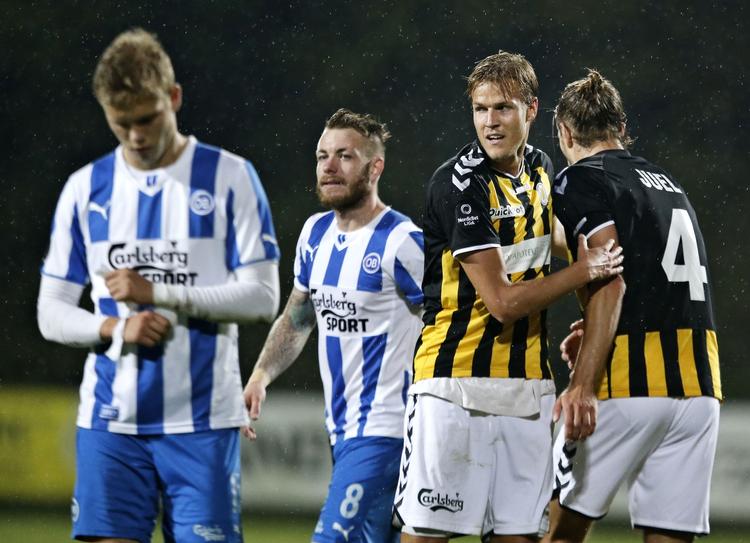 HOVSA. OB stillede med stærkest mulige hold, men tabte 1-0 til Brønshøj i den seneste pokalrunde. 