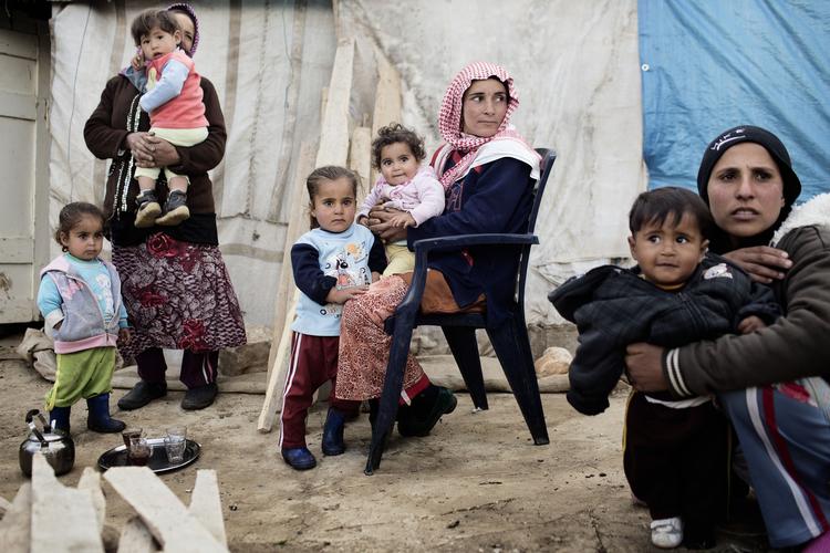 Skjul. Næsten 10 millioner syrere er flygtet fra deres hjem for at komme i skjul for krigens rædsler. 