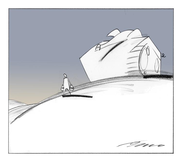 Tegning. Per Marquard Otzen 