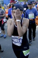 Superkendis. Pamela Anderson  - skuespiller, model og meget andet – gennemførte i New York sidste år i tiden 5.41,03 timer. 