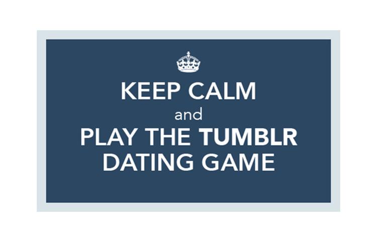 INDBRUD. Det kan godt være, at dette dating-spil på Tumblr beder dig om at tage det roligt. Men i stedet skal du løbe langt væk rent digitalt, for 'spillet' kan ende med at spamme dine venner og dig selv med porno-reklamer. (Foto: PR/Trend Micro) 