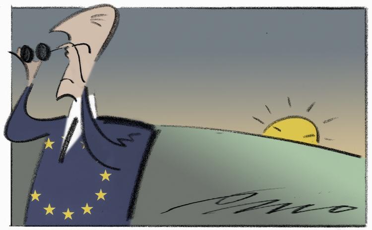 Billigt. Kinesiske virksomheder og kinesiske arbejdere indtager Europa, uden at vi har helt styr på dem. Eksempelvis har cirka 50.000 kinesere overtaget den lokale tekstil-industri i en italiensk by i Toscana, hvor de nu producerer italiensk modetøj, tasker og sko på illegal arbejdskraft. Tegning: Per Marquard Otzen 