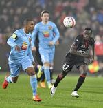 MÅLSCORER. Begge FC Midtjyllands mål blev scoret af Pione Sisto (th.). 