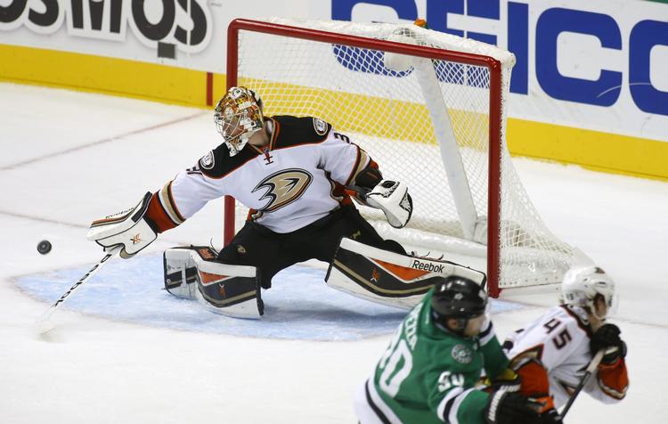 Klasse. Andersen og Anaheim er nu tophold i NHL. 