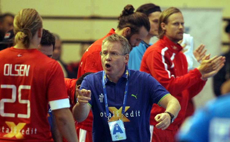 TILFREDS. Endnu en EM-sejr var tilfredssstilende for Gudmundur Gudmundsson. 