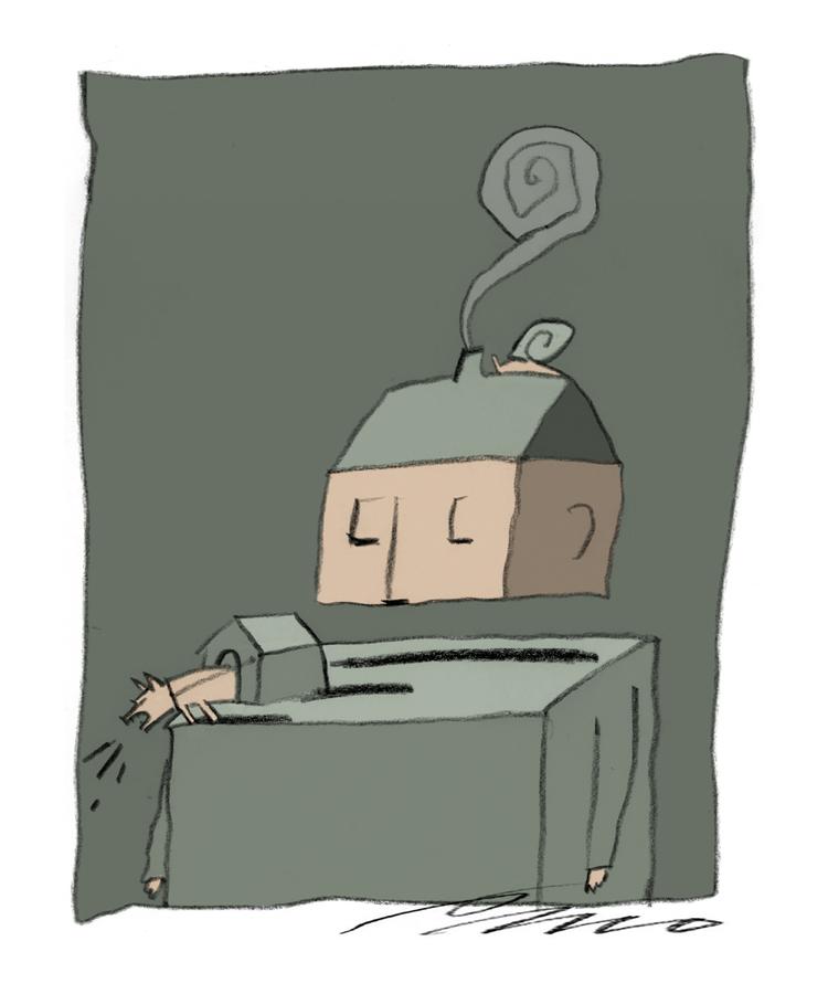 Tegning. Per Marquard Otzen 