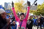 STOLTHED. Både Caroline Wozniacki og Serena Williams udtrykte stolthed over danskerens præstation i New York City Marathon. 