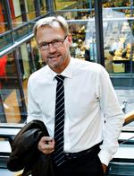 Nej tak. Jyske Banks ordførende direktør, Anders Dam, kan ikke se fordelene ved at gå med i bankunionen. 