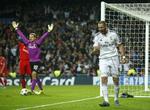1-0. Benzema bragte Real Madrid foran i kampen mod Liverpool, som stiller med et udpræget reservehold. 