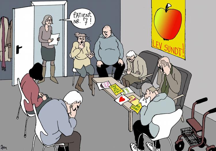 Tegning. Anne-Marie Steen Petersen 