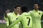 Rekordmand. Den nærmest evige duel mellem Lionel Messi (tv) og Real Madrid-bomberen Cristiano Ronaldo til tilføjet en ny dimension, da Barcelona-angriberen i aftes tangere rekorden for flest mål i Champions League. Han er nu en scoring foran Ronaldo. 