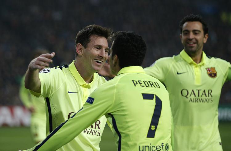 Rekordmand. Den nærmest evige duel mellem Lionel Messi (tv) og Real Madrid-bomberen Cristiano Ronaldo til tilføjet en ny dimension, da Barcelona-angriberen i aftes tangere rekorden for flest mål i Champions League. Han er nu en scoring foran Ronaldo. 