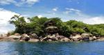 ØFERIE. Mumbo Island ligger helt isoleret i en af Afrikas største søer, Malawisøen. 