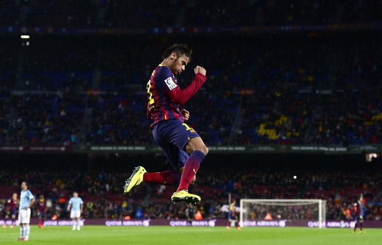 1-2. Neymar var med til at vende et truende Barcelona-nederlag til sejr. 