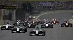 FORREST. Efter at være startet forrest kom Nico Rosberg også først over målstregen i Sao Paulo. 