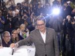 LEDER.  Lederen af regeringen i Catalonien, Artur Mas, mener, at folkeafstemningen er en »total succes«. 