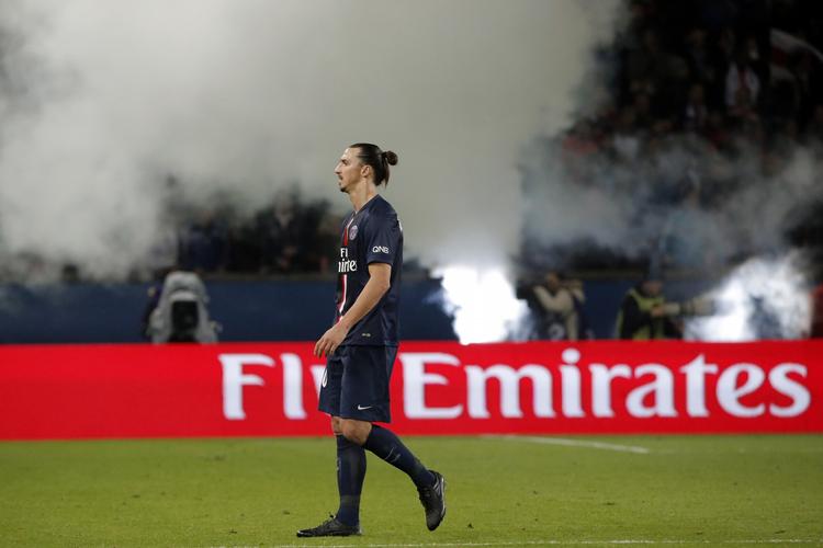 Zlatan. Med sejren rykkede PSG tættere på Marseille i tabellen, hvor der nu kun er en margin på et point. 
