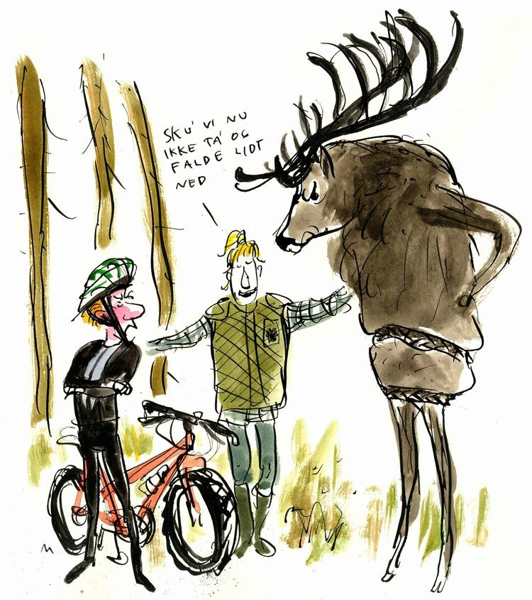 Tegning. Mette Dreyer 
