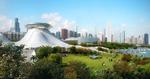 Model. Sådan kommer museet The Lucas Museum of Narrative Art til at se ud. Det vil ligge i Chicago og bl.a. indeholde George Lucas' private kunstsamling. Den Beijing-baserede tegnestue MAD Architects skal designe bygningen. 