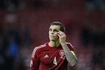afbud. En skadet Daniel Agger glæder sig ikke til at se landskampen mod Serbien på tv. 