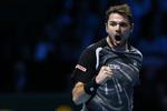 VINDER. 6-1, 6-1 vandt Stan Wawrinka i sin første kamp i London. 