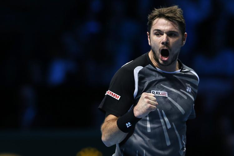 VINDER. 6-1, 6-1 vandt Stan Wawrinka i sin første kamp i London. 
