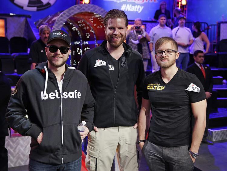 Finalister. Norske Felix Stephensen (tv) er underhunden I kampen mod Jorryt van Hoof (i midten) og Martin Jacobson. 
