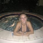 Sport. Caroline Wozniacki i en afslappet stund, foreviget og delt på sociale medier. 