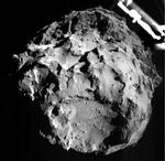 Mission. 'Philae' tager et billede af kometen 67p få kilometer før den lander. 