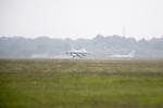 Krigsindsats. Et af de syv danske F-16-fly letter fra Flyvestation Skrydstrup på vej mod missionen mod Islamisk Stat. 