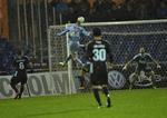 matchvinder. Nicolai Brock-Madsen scorer i en kamp for Randers mod FCK. 