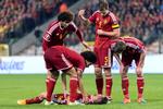 Sceneskift. Fire måneder efter at Belgien spillede VM-kvartfinale mod Argentina er de i problemer i EM-kvalifikationen, hvor de senest har spillet 0-0 på hjemmebane mod Wales. 