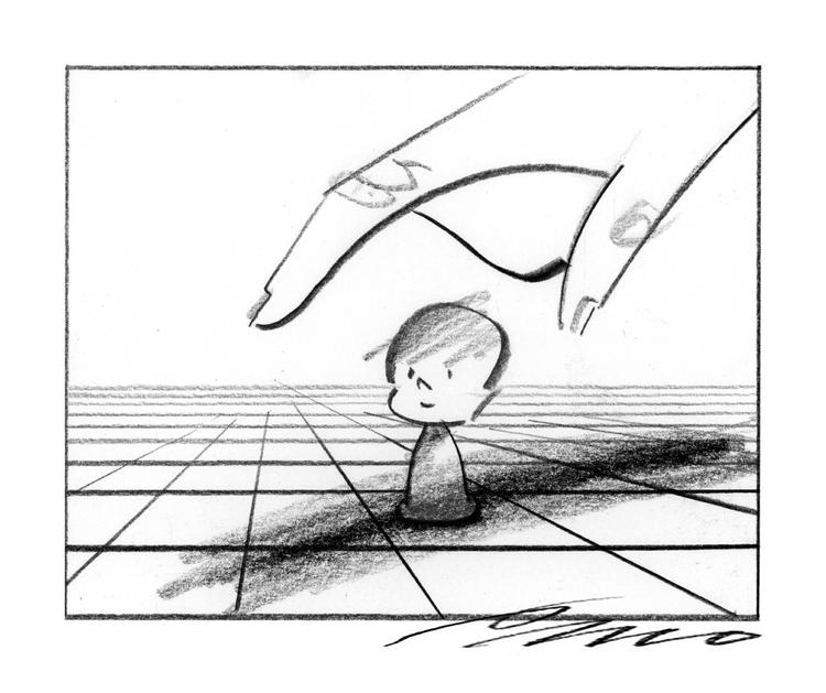 Tegning. Per Marquard Otzen 