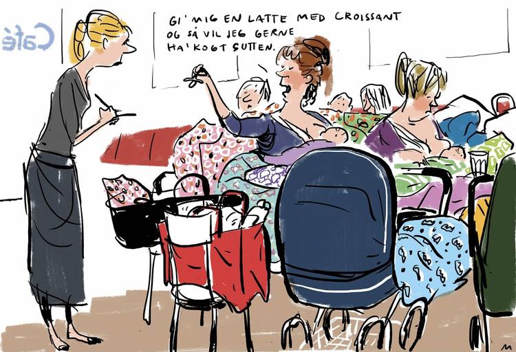 Tegning. Mette Dreyer 