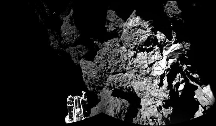 'Philae' landede i sidste uge på kometen 67/Tjurjumov-Gerasimenko efter en rejse på 10 år om bord på fartøjet 'Rosetta'. 
