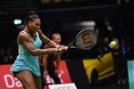 Taber. Serena Williams i opvisningskampen mod Ana Ivanovic i Jyske Bank Boxen i Herning. 