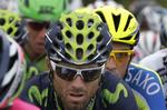 Strid. Alejandro Valverde (forrest) skal hjælpe holdkammeraten Quintana til tops i Tour de France. 