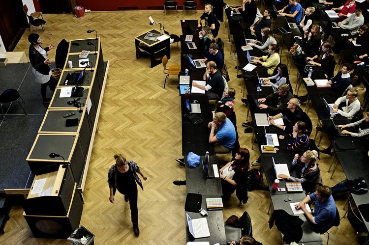 Forberedelse. De studerende skal bruge mere tid på studierne, mener kvalitetsudvalget for de videregående uddannelser. 
