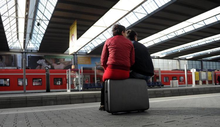 Stilstand. Kommer toget? Det gjorde det ikke her i München, da der var strejke blandt togpersonalet tidligere på efteråret. 
