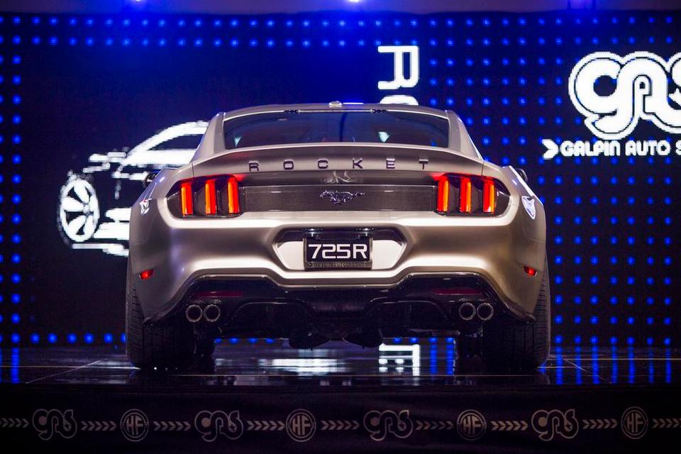Mustangs karakteristiske baglygter kan stadig genkendes. Foto: Galpin 