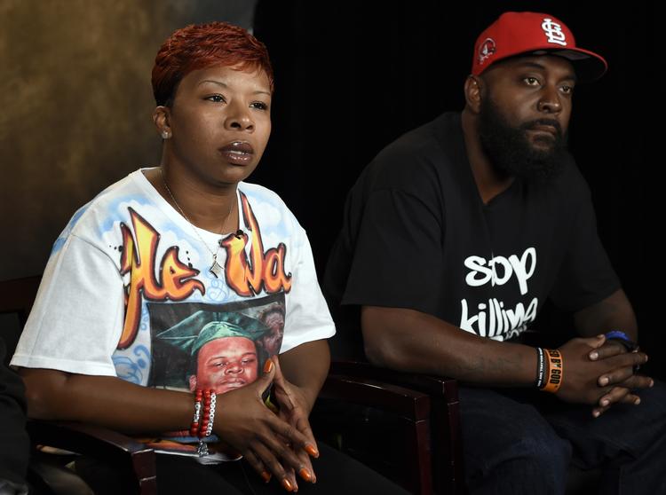 Efterladte. Lesley McSpadden og Michael Brown Sr., forædlrene til den dræbte 18-årige Michael Brown. 