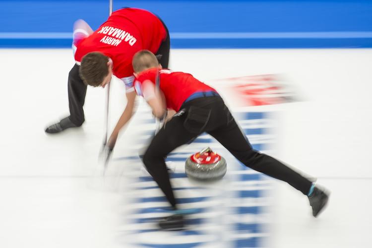 Nedtur. Troels Harry og Oliver Dupont kunne heller ikke få det til at glide optimalt mod Tjekkiet. 