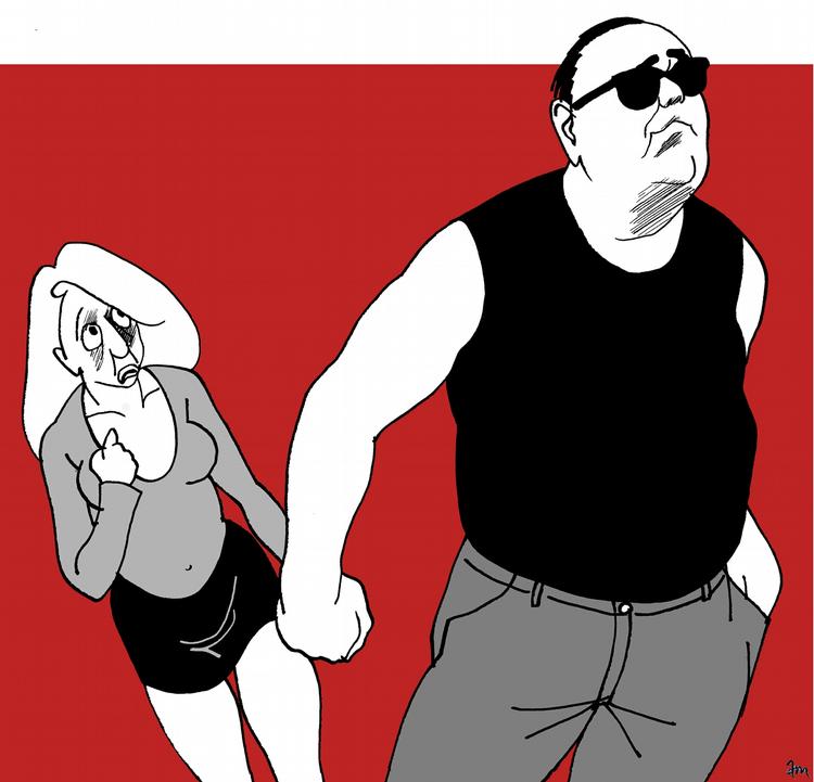 Vold. Det, jeg har et problem med, er sammenkoblingen af sex og vold i en (reklame)kampagne for undertøj mod vold. 