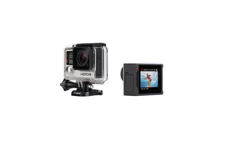 Action. GoPros actionkamera Hero4 Silver Edition, er den perfekte julegave til det aktive familiemedlem. PR-foto/GoPro 