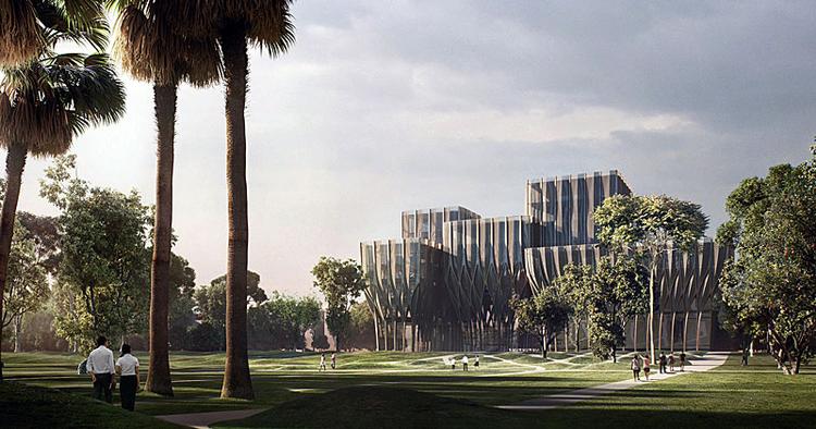 Planlagt. Byggeriet af Cambodjas kommende mindesmærke begynder i 2015. 