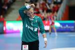 tilfreds. Sandra Toft havde flere store redninger i kampen mod Norge. 